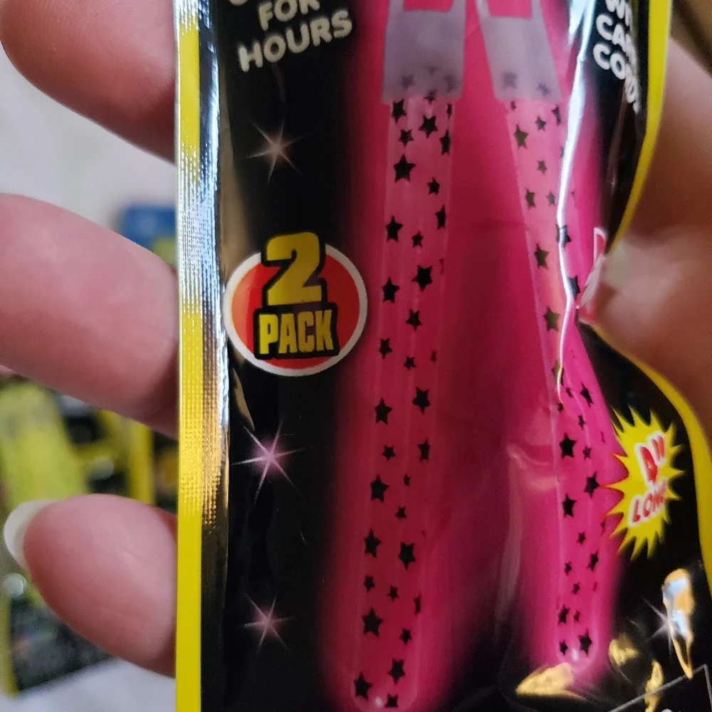 3 For $9- Kids Glow Stick Set - Yellow, Blue, Pink